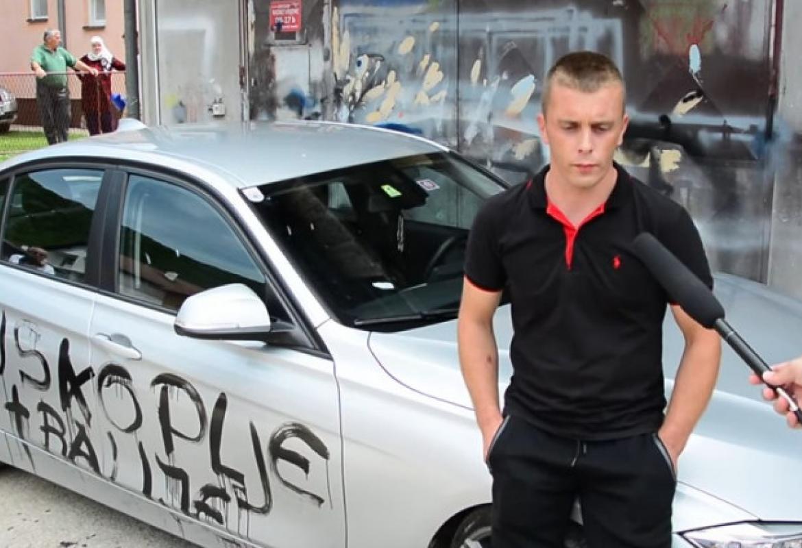 Nakon što Je Pisao Uvredljive Grafite Adis Pokvić Pušten Da Se Brani Sa Slobode