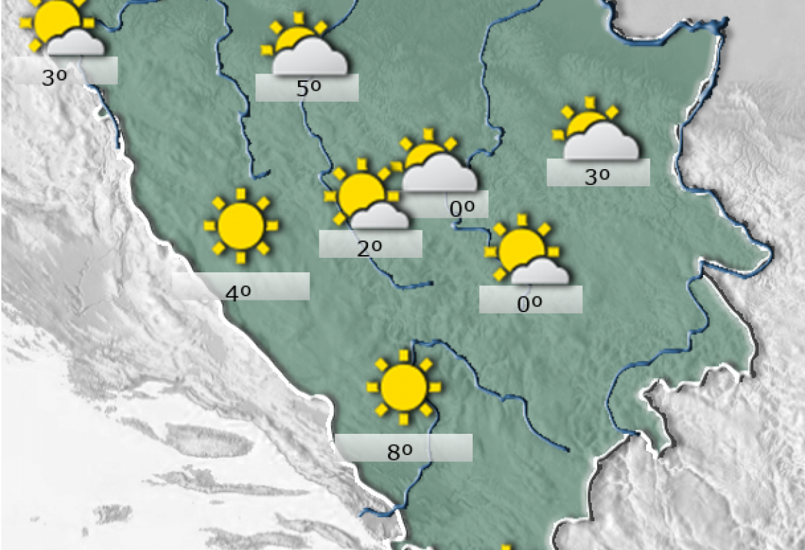 Prognoza Vremena Za Bosnu I Hercegovinu